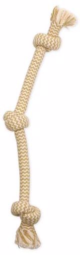 Picture of 20 IN. EXTRA PEANUT BUTTER 3 KNOT TUG - MEDIUM