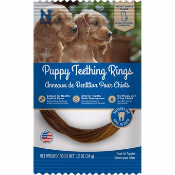 Picture of 1 CT. PUPPY TEETHING RINGS - PEANUT BUTTER
