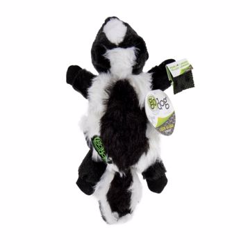 Picture of LG. GODOG FLATZ SQUEAKY W/CHEWGUARD - BLACK SKUNK