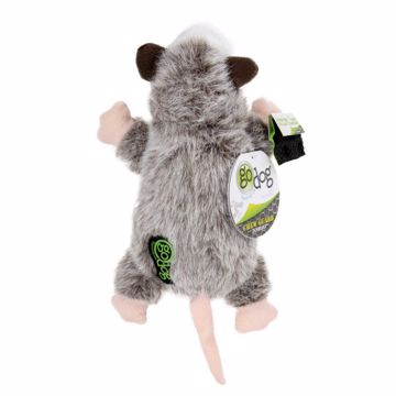 Picture of LG. GODOG FLATZ SQUEAKY W/CHEWGUARD - GREY OPOSSUM