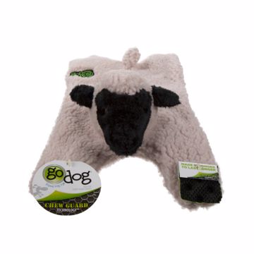 Picture of LG. GODOG BARNYARD BUDDIES SQUEAKY W/CHEW GUARD TECH - LAMB