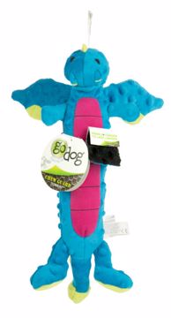 Picture of LG. GODOG SKINNY SQUEAKY W/CHEWGUARD - BLUE DRAGONS