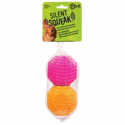 Picture of 2 CT. GODOG SILENT SQUEAK BALL DOG TOYS