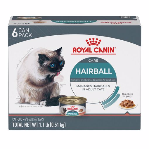 Picture of 6-6/3 OZ. FELINE HEALTH NUTR HAIRBALL THIN SLICE IN GRAVY