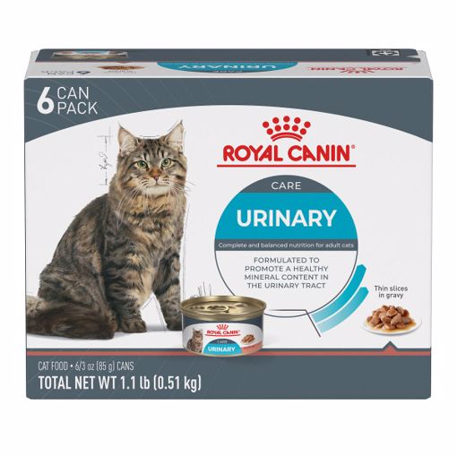 Picture of 6-6/3 OZ. FELINE HEALTH NUTR URINARY CARE THIN SLICE GRAVY