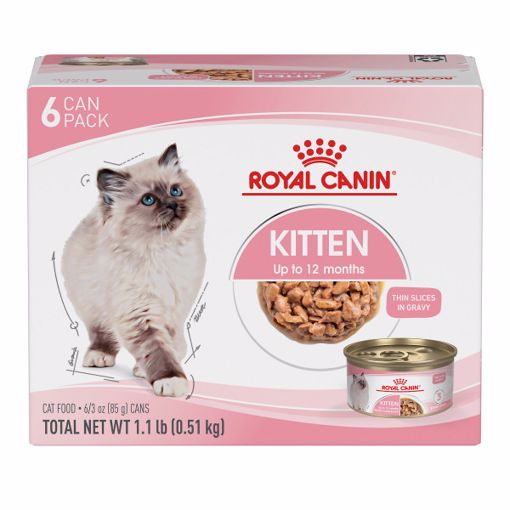 Picture of 6-6/3 OZ. FELINE HEALTH NUTR. KITTEN THIN SLICES IN GRAVY