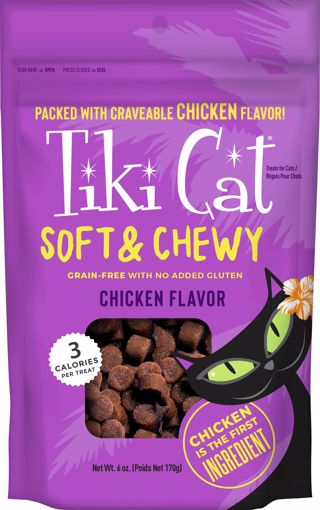 Picture of 6 OZ. TIKI CAT SOFT & CHEWY TREATS - CHICKEN