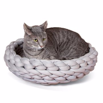 Picture of 17 X 4 IN. KNITTED PET BED - GRAY