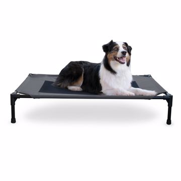 Picture of 30 X 42 X 7 IN. LG. PET COT ELEVATED DOG BED - CHARCOAL/BLK