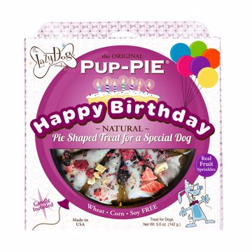 Picture of 6 IN. PUP PIE - HAPPY BIRTHDAY FOR A SPECIAL DOG