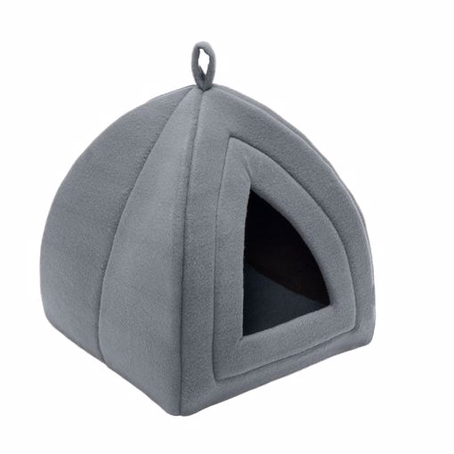 Picture of SM. FLEECE PET TENT - HEATHER GRAY