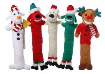 Picture of 12 IN. HOLIDAY LOOFA - ASSORTED SANTA, DEER, SNOWMAN