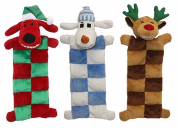 Picture of 12 IN. HOLIDAY LOOFA MAT - ASSORTED SANTA, DEER, SNOWMAN