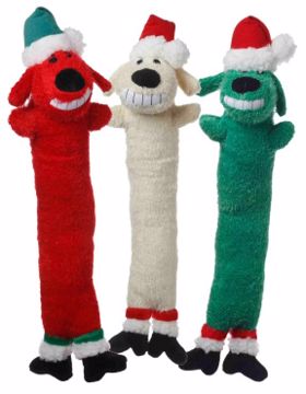 Picture of 6 IN. HOLIDAY LOOFA SANTA - ASSORTED COLORS