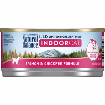 Picture of 24/5.5 OZ. LID INDR SALMON/CHICKPEA FORMULA CANNED CAT FOOD