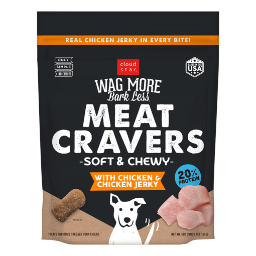 Picture of 5 OZ. WMBL MEAT CRAVERS SOFT & CHEWY DOG TREATS - CHICKEN