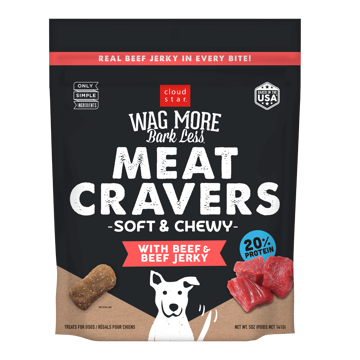 Picture of 5 OZ. WMBL MEAT CRAVERS SOFT & CHEWY DOG TREATS - BEEF