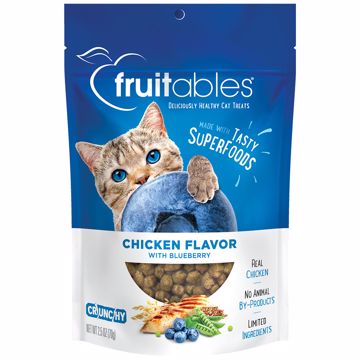 Picture of 2.5 OZ. CRUNCHY CAT TREATS - CHICKEN/BLUEBERRY