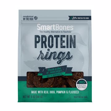 Picture of 5 OZ. SMARTBONES PROTEIN RINGS - DUCK & FLAX SEED & PUMPKIN