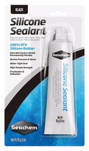 Picture of 3 OZ. SILICONE SEALANT/ADHESIVE - BLACK (85G)