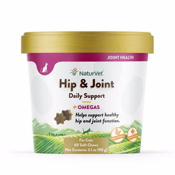Picture of 60 CT. HIP  JOINT PLUS OMEGAS - SOFT CHEW CUP - CAT