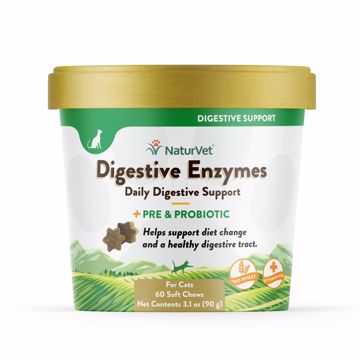 Picture of 60 CT. DIGESTIVE ENZYMES PLUS PROBIOTIC - SOFT CHEW CUP -CAT