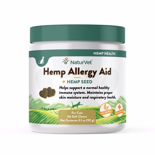 Picture of 60 CT. ALLERGY AID CAT HEMP SOFT CHEWS - JAR