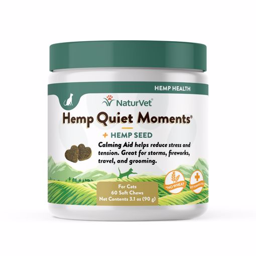 Picture of 60 CT. QUIET MOMENTS CAT HEMP SOFT CHEWS - JAR