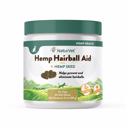 Picture of 60 CT. HAIRBALL AID CAT HEMP SOFT CHEWS - JAR