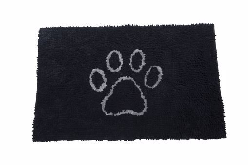 Picture of MED. DIRTY DOG DOORMAT - BLACK HUE