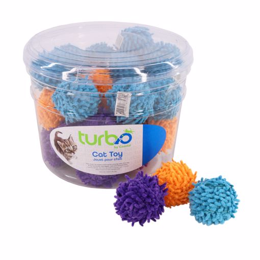 Picture of 36/2 IN. MOP BALLS - BULK CAT TOY BIN