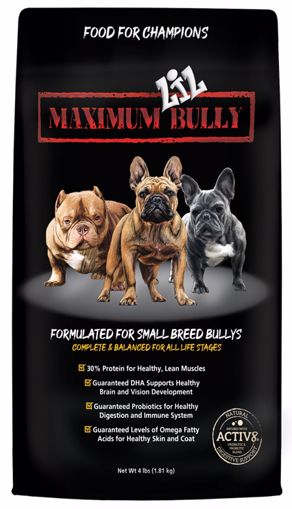 Picture of 4 LB. MAXIMUM LIL BULLY DRY DOG FOOD