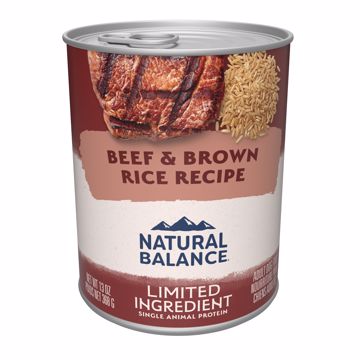 Picture of 12/13 OZ. LID BEEF/BROWN RICE RECIPE CANNED DOG FOOD