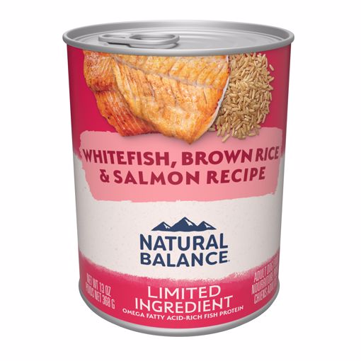 Picture of 12/13 OZ. LID WHITEFISH/BRN RICE/SALMON RECIPE CAN DOG FOOD