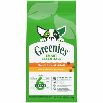 Picture of 5.5 LB. GREENIES SMALL BREED DRY DOG FOOD - CHICKEN