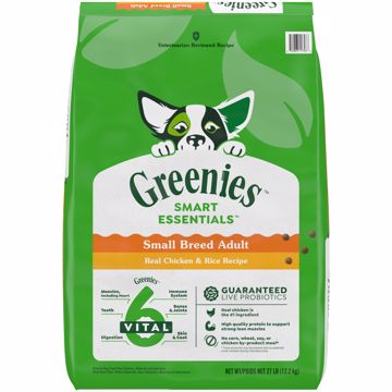 Picture of 27 LB. GREENIES SMALL BREED DRY DOG FOOD - CHICKEN