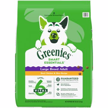 Picture of 30 LB. GREENIES LARGE BREED DRY DOG FOOD - CHICKEN