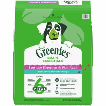 Picture of 30 LB. GREENIES SENSITIVE DIGESTION/SKIN DRY DOG FOOD - LAMB