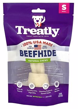 Picture of SM. TREATLY USA BEEFHIDE BONE - NATURAL