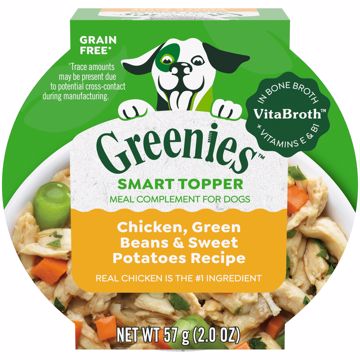 Picture of 10/2 OZ. GREENIES TOPPERS WET DOG - CHKN/SWT POT/GRN BEANS