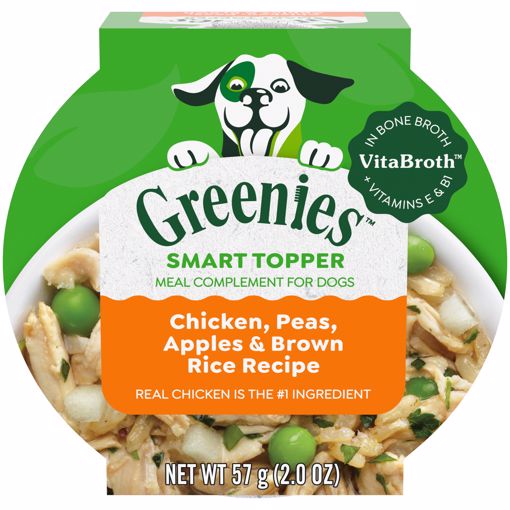 Picture of 10/2 OZ. GREENIES TOPPERS WET DOG - CHKN/APPLE/BRN RICE/PEAS