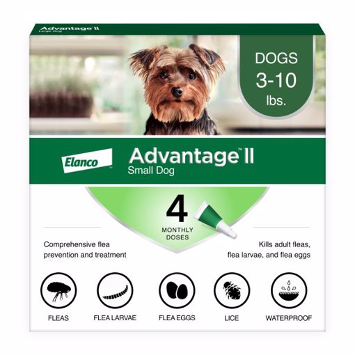 Picture of ADVANTAGE II SMALL DOG 4 PK. SPOT ON - 3 TO 10 LB.