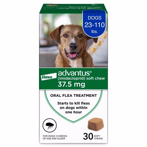 Picture of 30 CT. ADVANTUS LG DOG FLEA TRTM SOFT CHEWS - 23 TO 110 LB.