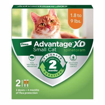 Picture of ADVANTAGE XD SMALL CAT 2 PK. SPOT ON - 1.8 TO 9 LB.