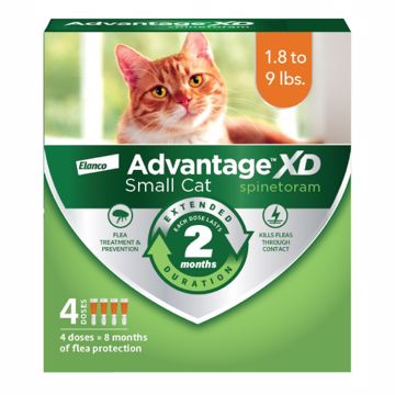 Picture of ADVANTAGE XD SMALL CAT 4 PK. SPOT ON - 1.8 TO 9 LB.