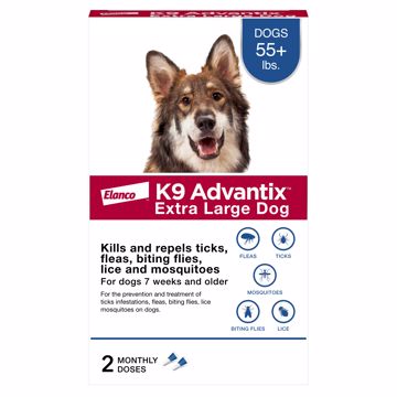 Picture of K9 ADVANTIX X-LARGE DOG 2 PK. SPOT ON - OVER 55 LB.