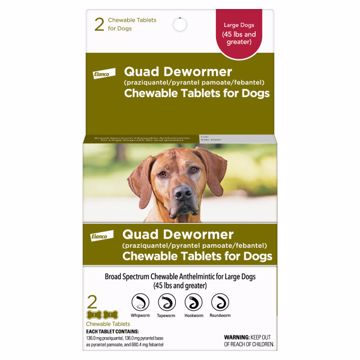 Picture of 2 CT. QUAD DEWORMER FOR LARGE DOGS - OVER 45 LB.
