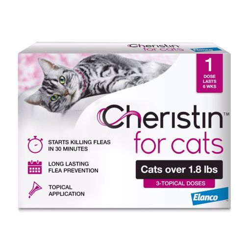 Picture of CHERISTIN FLEA TOPICAL TRTM CAT/KITTEN 3 PK. - OVER 1.8 LB.