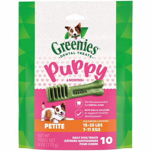 Picture of 6 OZ. PUPPY PETITE GREENIES MINI TREAT-PAK