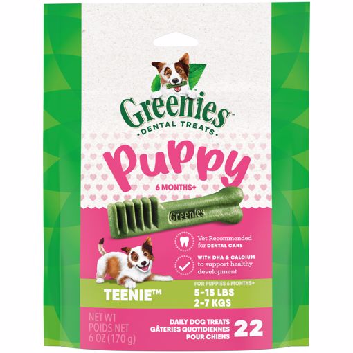 Picture of 6 OZ. PUPPY TEENIE GREENIES MINI TREAT-PAK